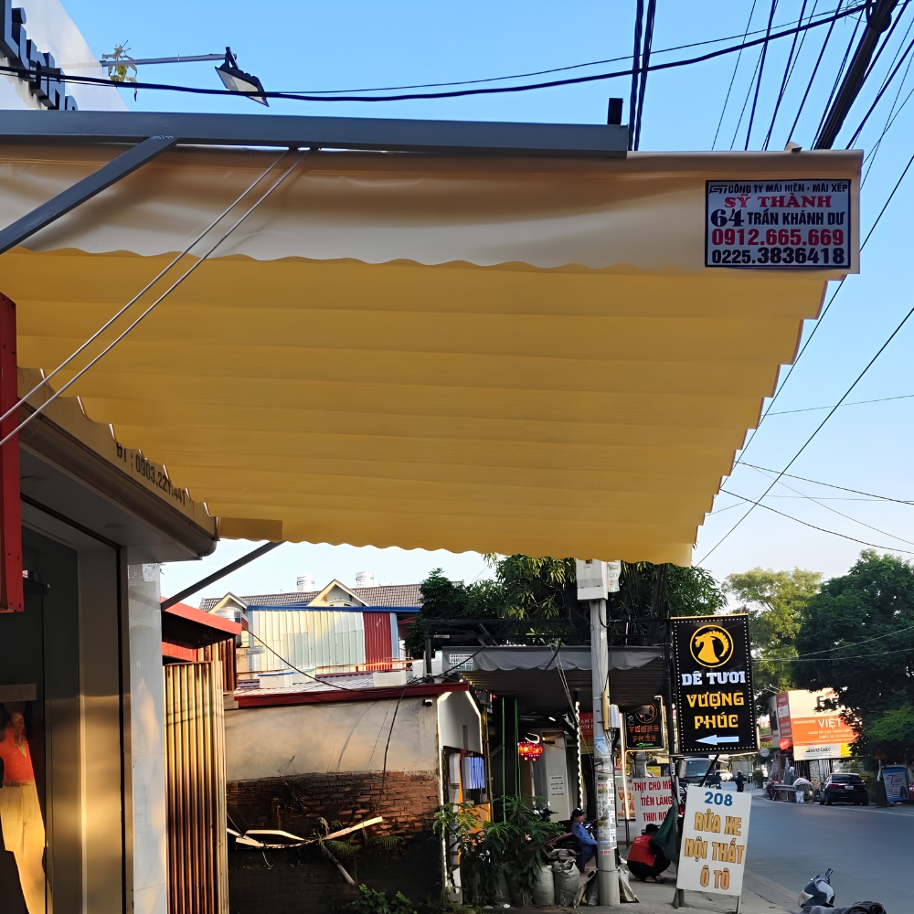 Lắp Đặt Mái Xếp Di Động Giá Rẻ