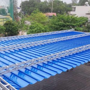 Mẫu Mái Xếp Lượn Sóng Ngoài Trời Bền Rẻ